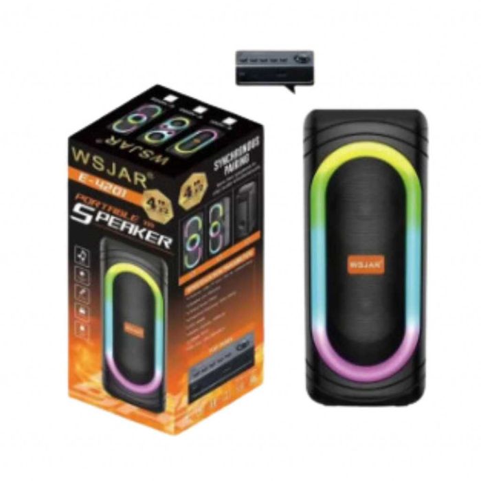 Тонколоната WSJAR E-4201 модерна аудио система с LED цветни светлин