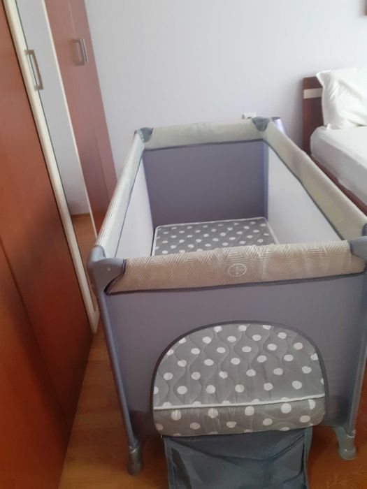 Бебешка кошара LORELLI-TORINO 120/60см. Матрак-сив.