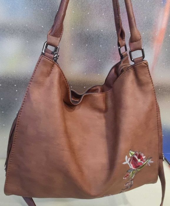 Geanta dama culoare maro