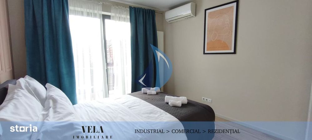 Ap. 2 cam, semicentral, cladire noua, mobilat/utilat