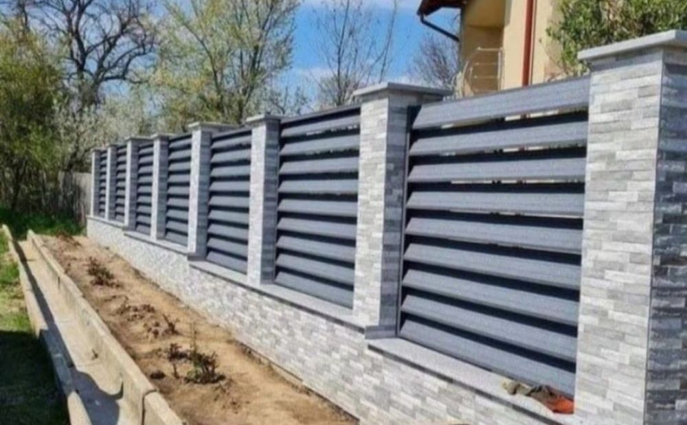 Executam diferite modele de garduri și porți la comanda clientului