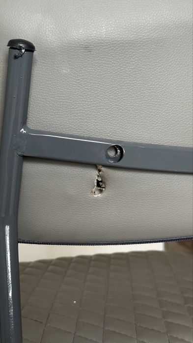 Барный стул (zeta) серого цвета