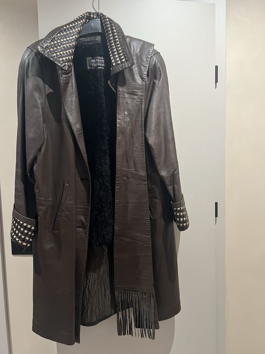 Палто естествена кожа, размер XL