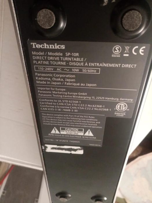Technics SP 10R Direct Drive Turntable