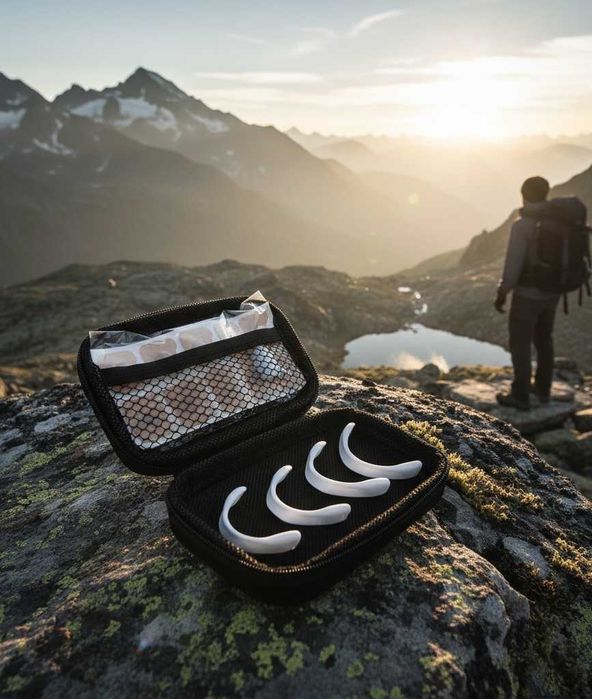 Лента за нос за по-добро дишане (черни + бели)