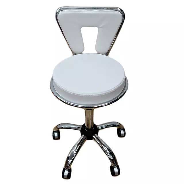 козметичен работен стол различни цветове и модели с обелгалка табуретк