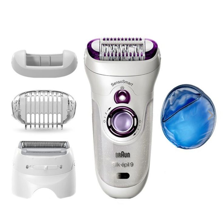 Новый эпилятор Braun, стоит от 100 тыс и выше