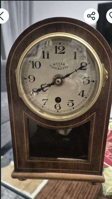 Ceas semineu mecanic pendul Bulle Cloquette