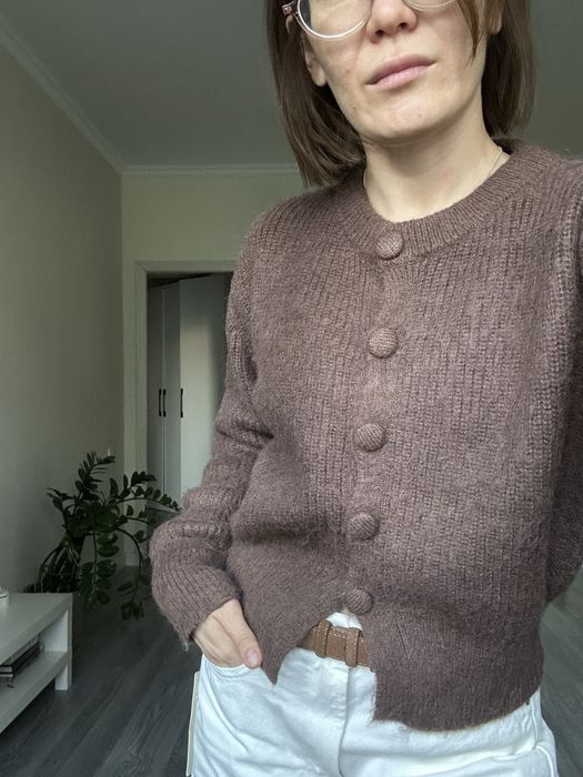 Новый кардиган продам Шерсть