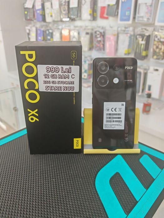 Poco X6, 12/256 GB, Nou, Garanție
