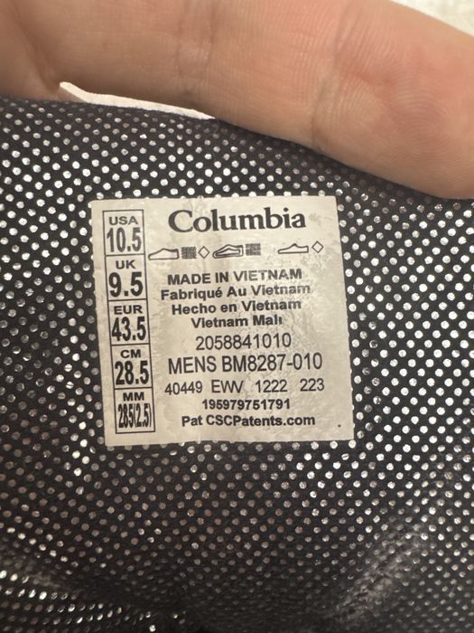 Ботинки зимние Columbia оригинал