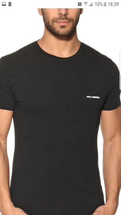 Тениска KARL LAGERFELD. Оригинална, размер L. НОВА!