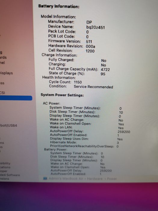 MacBook Air 13,2014 core i5