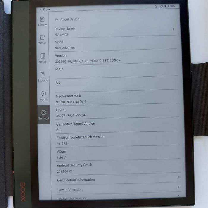 boox note air 2 Plus