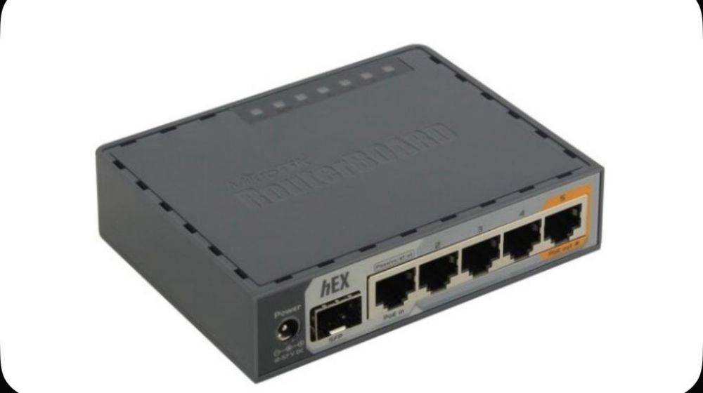Mikrotik Hex’s 5ти портовый