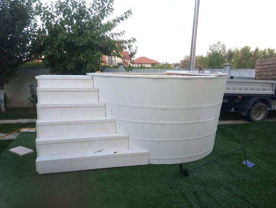 Ciubăr cu sobă de inox pe stoc