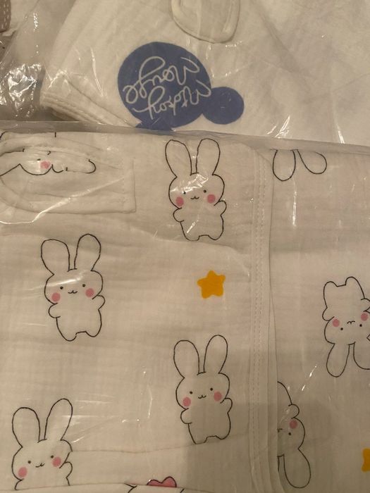 Муслиновые плед с капюшоном, новый