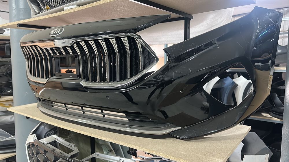 Kia K7 бампер передний