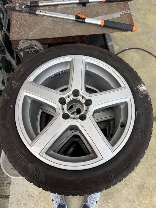 Гуми с джанти 215/55/17R БЕЗ ЗАВАРКИ И КРИВИНИ