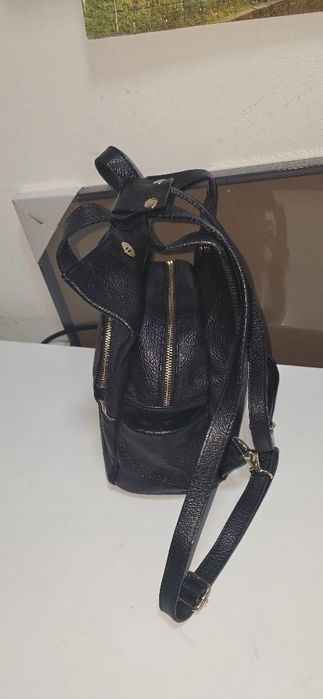 Rucsac piele naturala enzo bertini  convertibil și in poseta