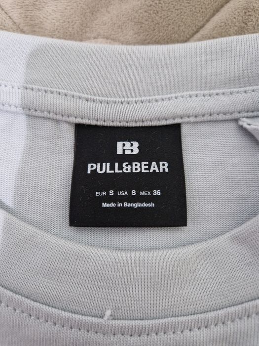 Tricou Pull&Bear Gri
