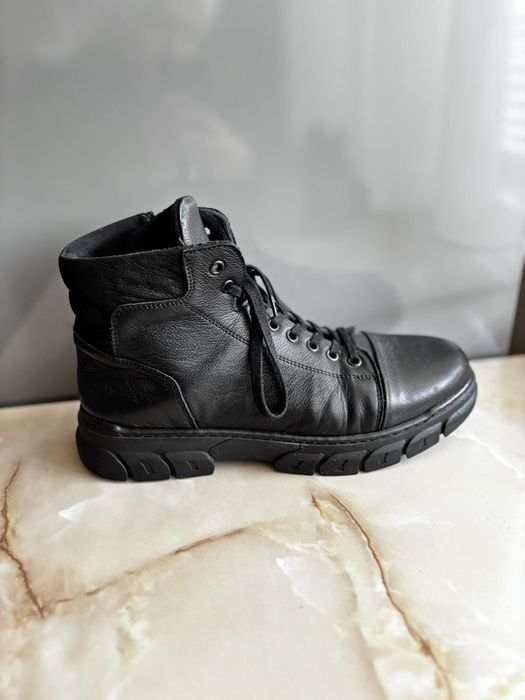 Мъжки боти естествена кожа