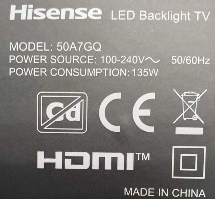 Hisense 50A7GQ QLED 4K Smart TV