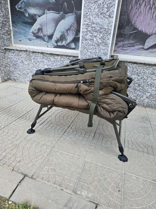 Легло със спален чувал Fox Flatliner X System