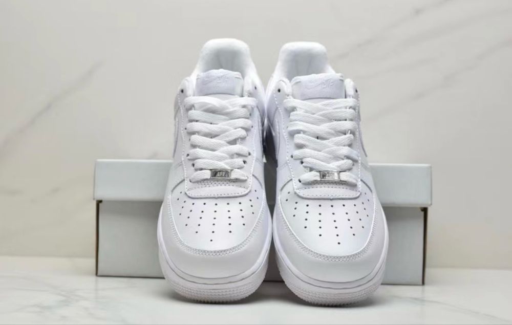 Adidasi Nike Air Force White calitate premium