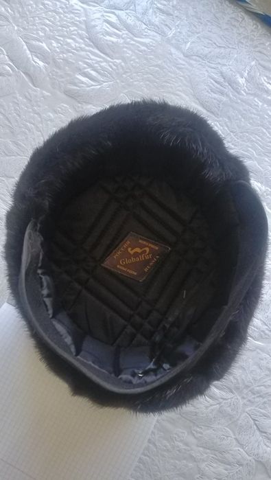 Зимняя шапка норка