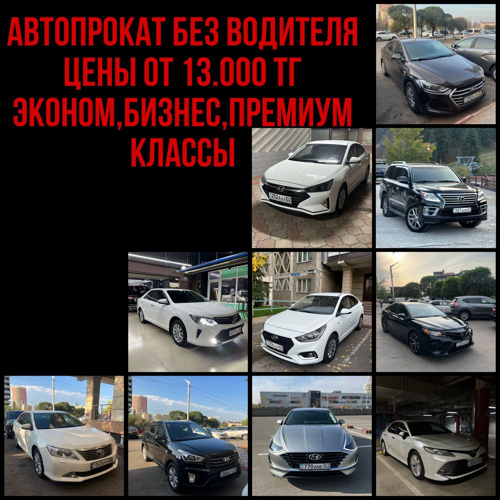 Аренда авто без водителя - Аренда авто Алматы на Olx