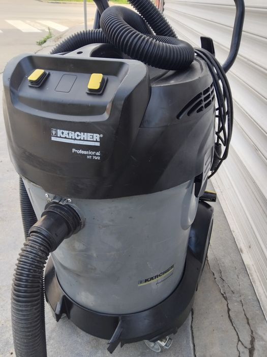 Прахосмукачк  Karcher NT 70/2 Professional 3800W с два Мотора Сухо и Мокро Строителство  Почистване