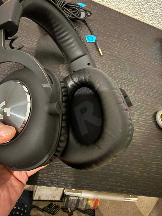 Casti cu microfon Logitech G PRO X Black