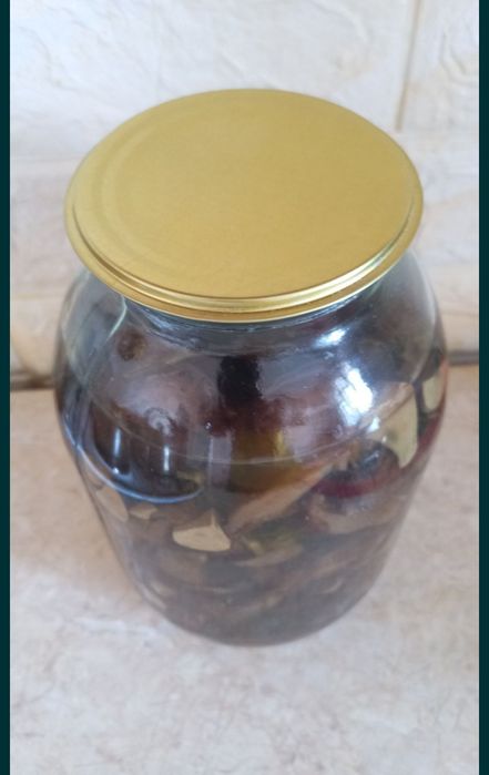 Вкусные грибы 2 литровая банка