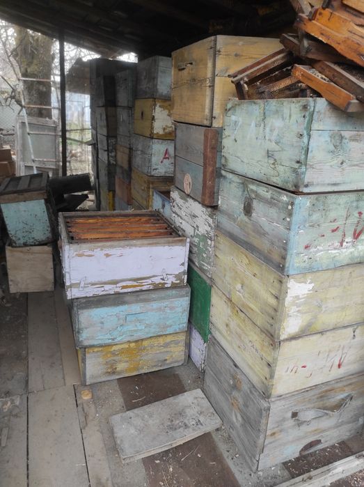 Продам рутовские улья с рамками трёх корпусные