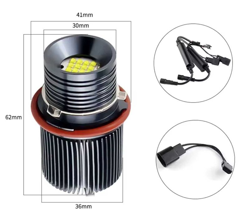 Bec LED–Angel Eyes–BMW–E87 X3 E83 E39 E60 E61 E63 E64 E65 X5 E53++–L32