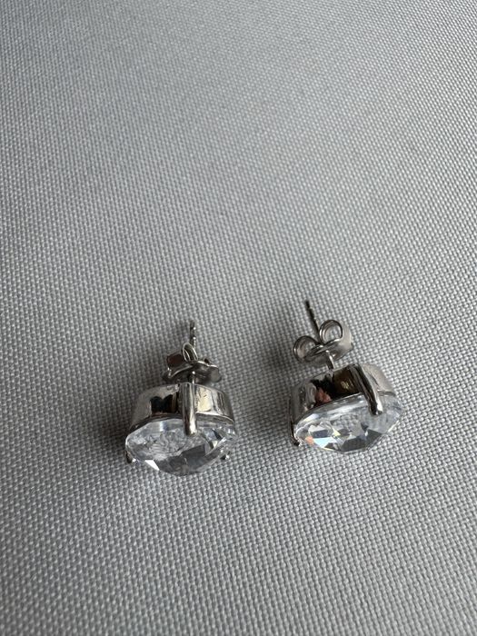 Cercei din argint si cubic zirconia