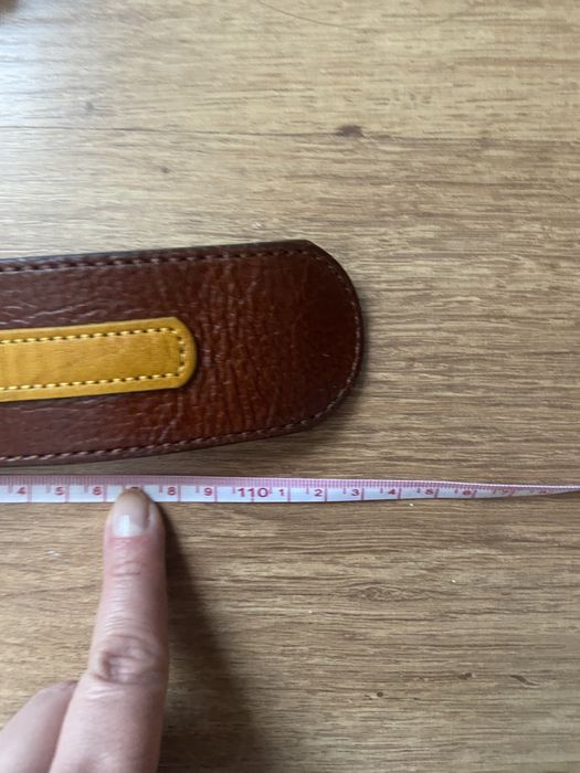 Кафяв кожен колан SASH. Размер M.