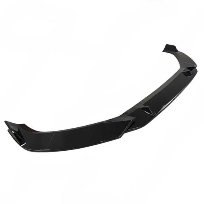 Lip Prelungire Extensie Bara Fata Audi A4 B9 Sline 17-19, Negru Lucios