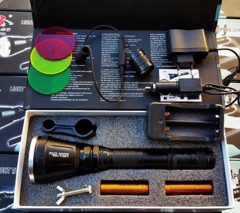 Фенер за лов BLQ 2888 -T6 (6W) CREE с два акумулатора