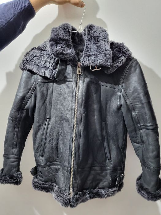 Cojoc piele 8-10 ani