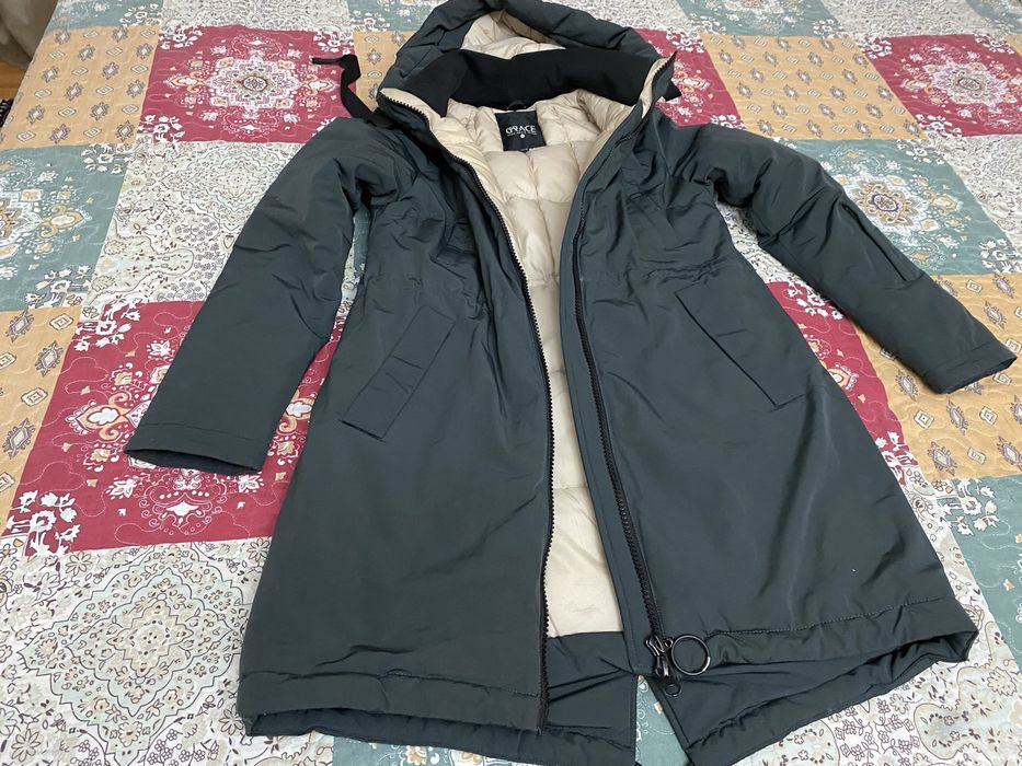 Пальто теплое зимнее