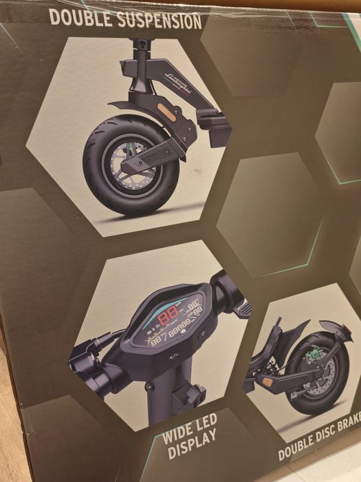 LAMBORGHINI ALEXT GREEN TS ГАРАНЦИЯ 2г. Електрически скутер тротинетка