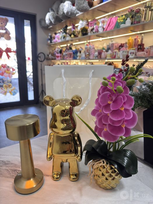 Sovgalar toplami Gold kopilka , sensor lampa, gul