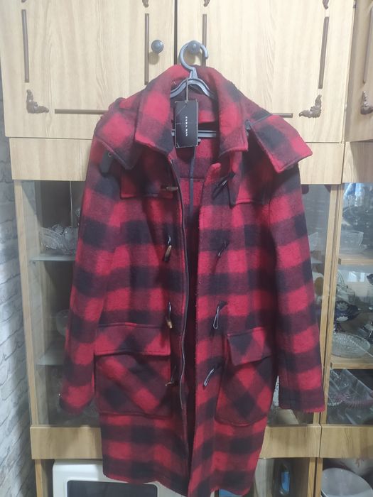 Мужское пальто с капюшоном