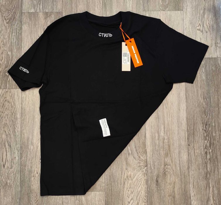 Нова мъжка тениска фланелка Heron Preston amiri 100% памук блуза