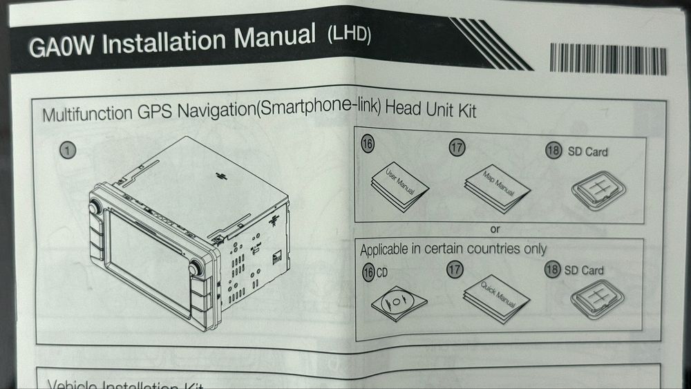 NOU - CD Player + Radio Mitsubishi Lancer
