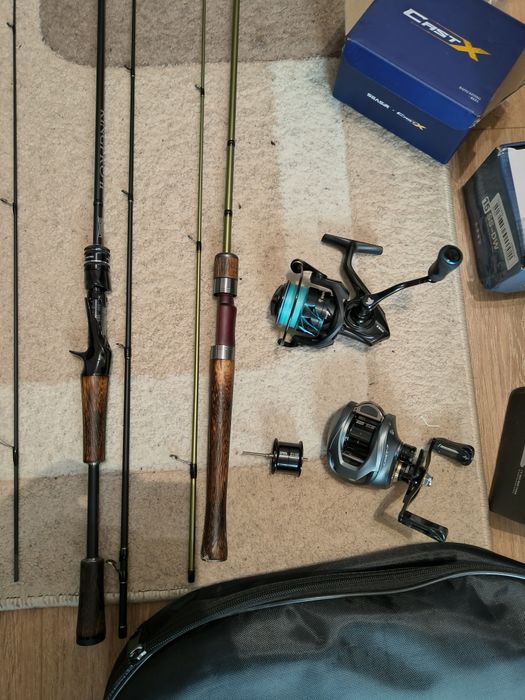 Lansete Mulinete Spinning Baitcasting Pescuit