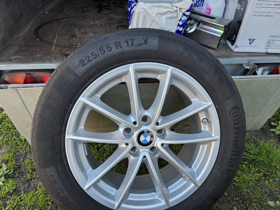 Оригинални лети джанти с датчици и гуми 17-ки 5х112 от BMW 5er / i5 G30, G31 (2017-2024)
