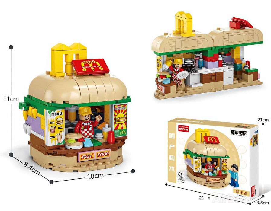 Lego Brothers: Собирай и играй в ресторан! KFC, MCDONALDS,PEPSI.